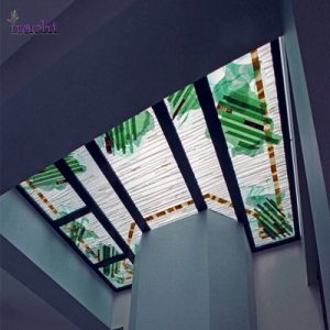 سقف-نورگیر-کار-شده-با-تکنیک-همجوشی-شیشه