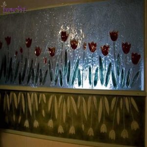 شیشه-تزیینی-طرح-گل-لاله