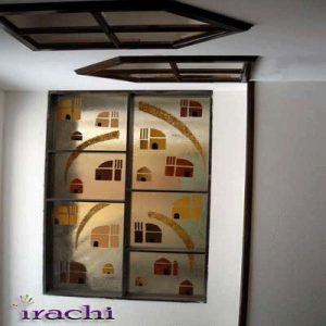 پارتیشن-شیشه-ای-ساخته-شده-با-تکنیک-فیوز-شیشه-(-همجوشی-شیشه-)-طرح-خانه-های-کویری